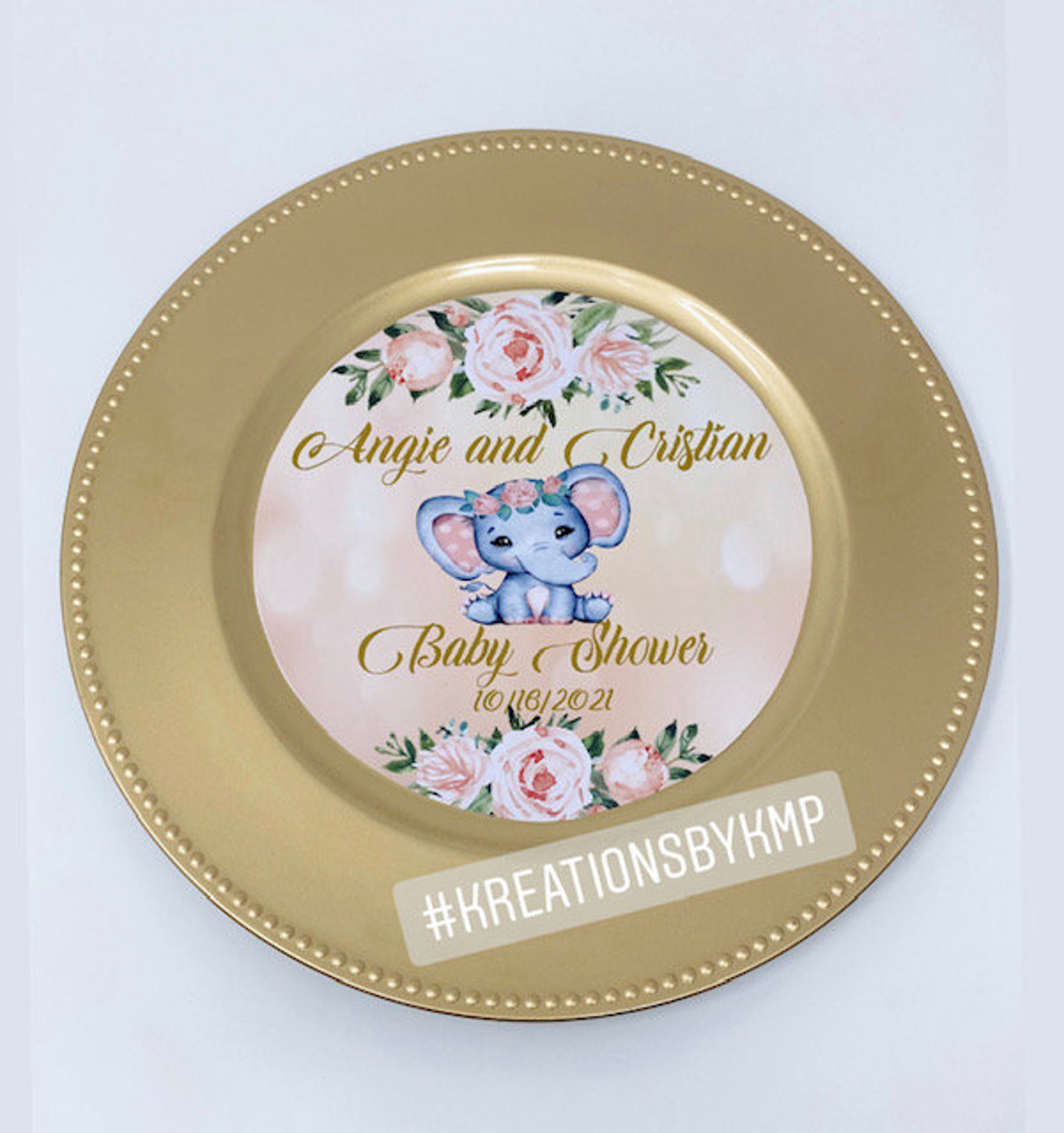 Personalized Charger Plate Inserts Etsy