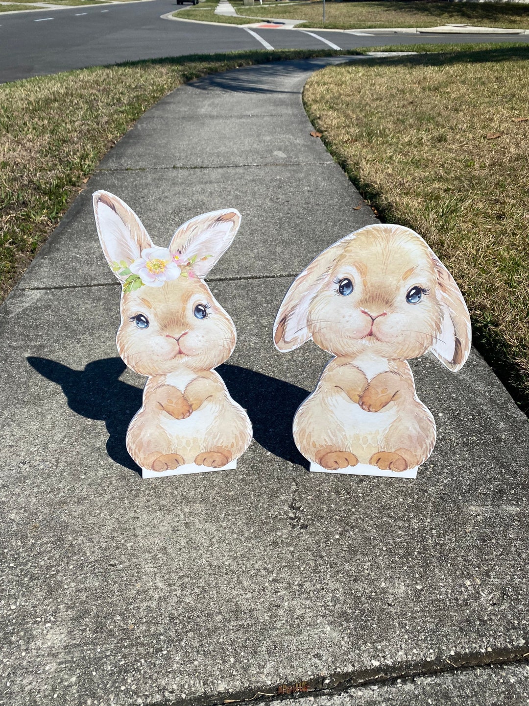 Bunny Standee Character Prop Kids Party Decoration Ideas Cutouts - Etsy