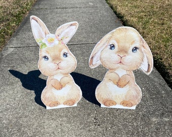 Bunny Standee Character Prop Kids Party Decoration Ideas Cutouts