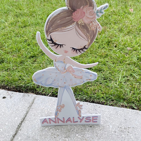 Personalized Ballerina Standee Prop