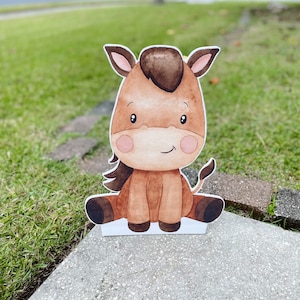 Ideas de decoración para fiestas infantiles con personajes de animales de granja y caballos