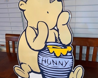 Classic Winnie the Pooh Character Prop Kids Birthday Party Decoration Ideas Cutouts