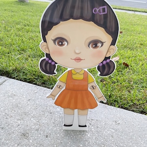 Ideas de decoración de fiesta de cumpleaños infantil con personajes de calamares recortados