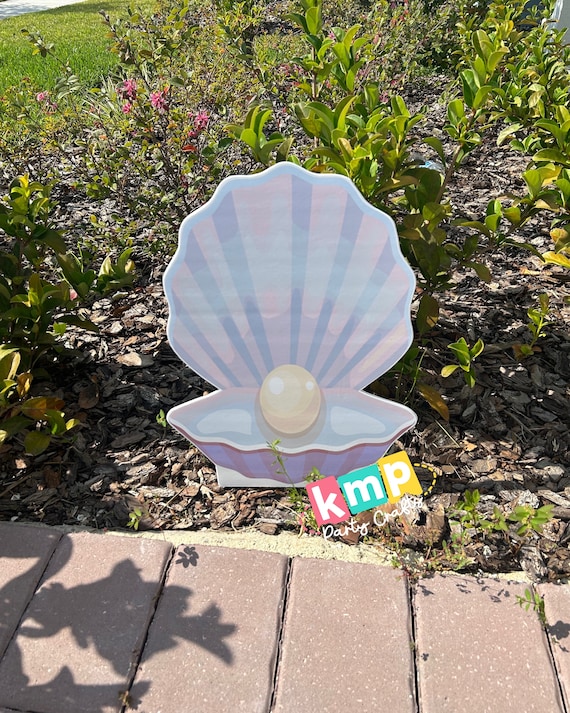 Clam Pearl Standee Prop Party Decorations