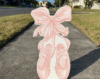 Ballerina Shoes Standee Prop Party Decorations