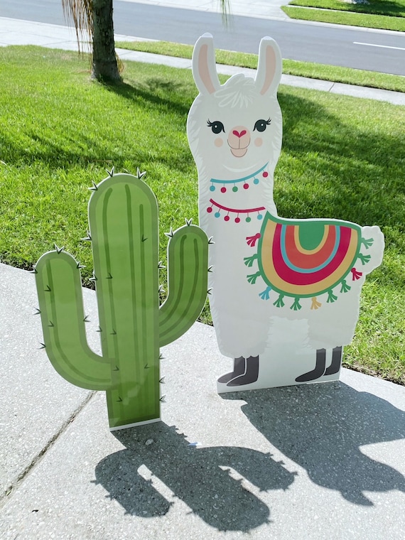 Lama Kaktus Charakter Prop Kindergeburtstag Party-Deko-Ideen Ausschnitte -  Etsy.de