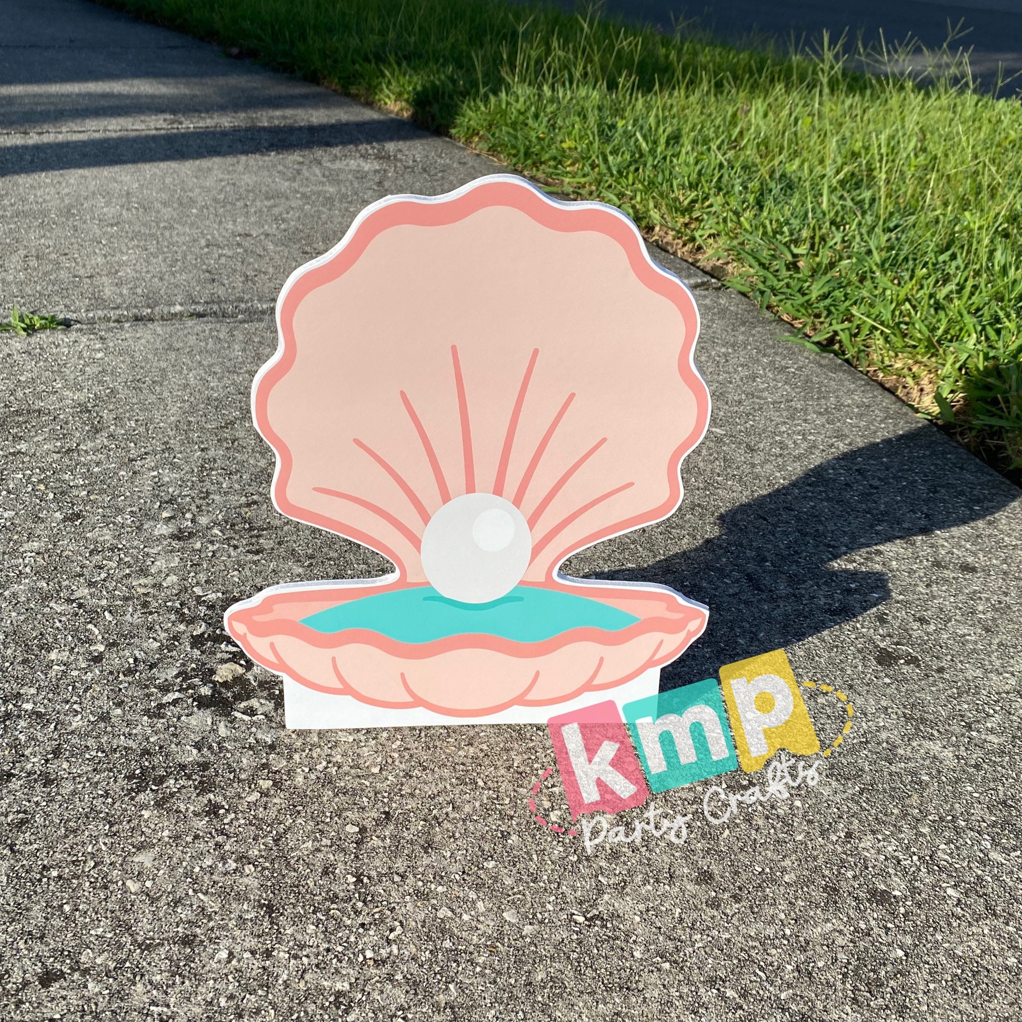 Clam Pearl Standee Prop Party Decorations 