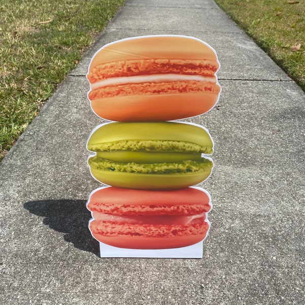 Macaroons Standee Prop Party Decorations