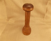 Antique masher, wooden pestal, sock darner