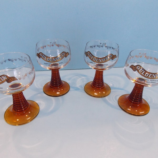 German Beehive roemer wine glasses Guldenwein