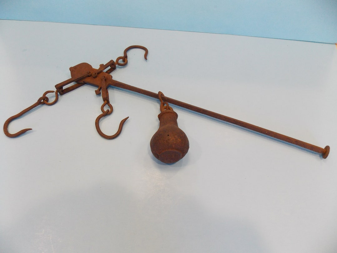 Antique Barn Balance Scale P. Rogers 75 - Etsy