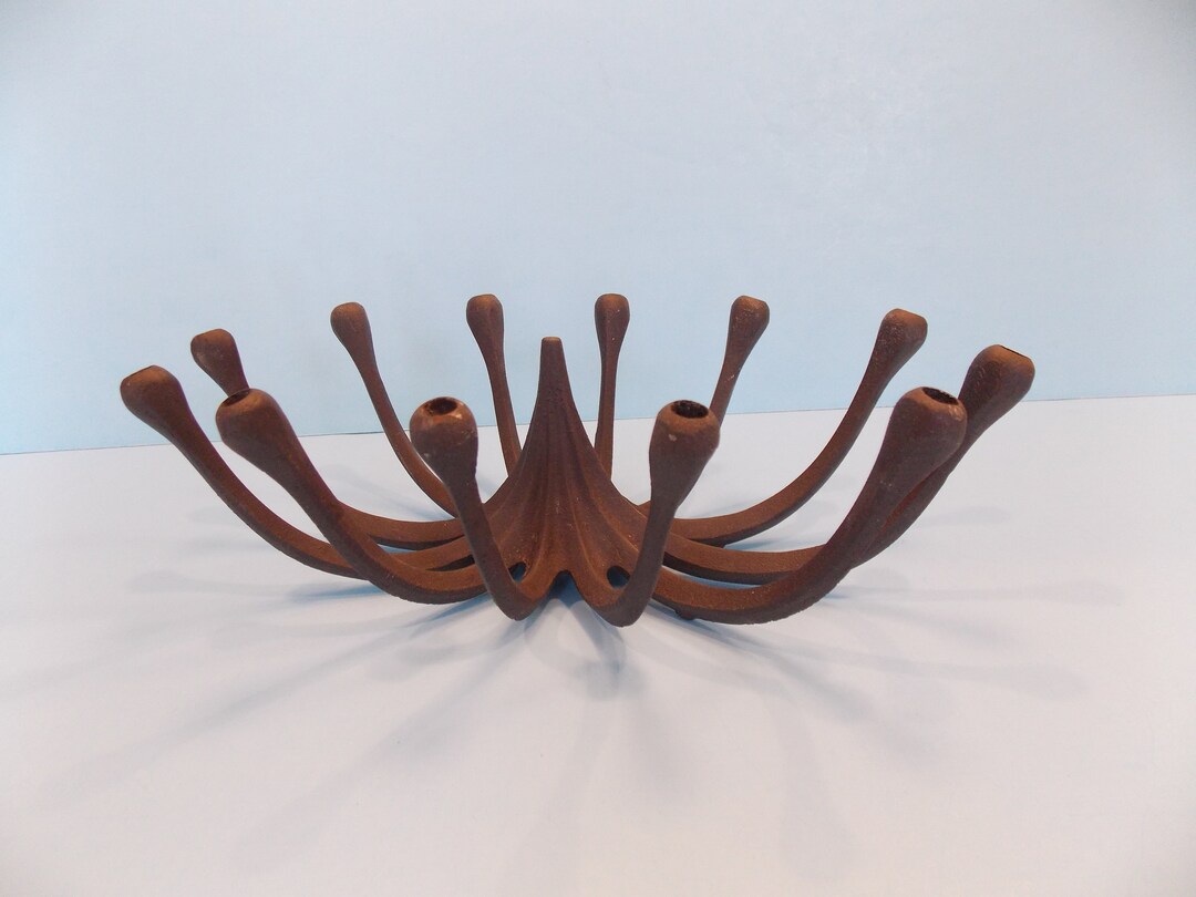Vintage Dansk Candle Holder Cast Iron by Jens Quistgaard Etsy