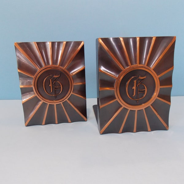 Art Deco Bookends Etsy