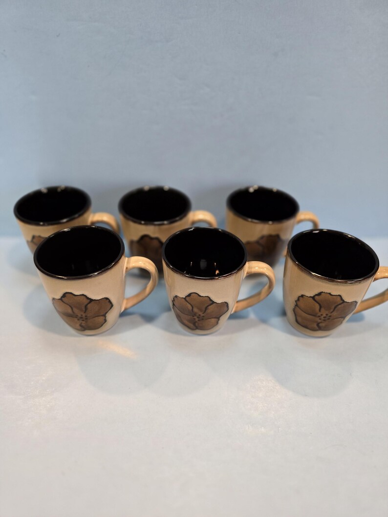 Pfaltzgraff Painted Poppies Coffee Mugs - Thumbnail 5
