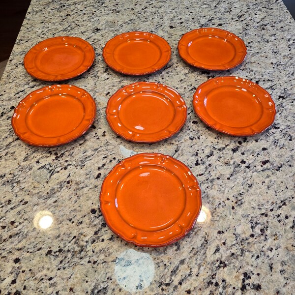 Pottery Salad Plates Etsy