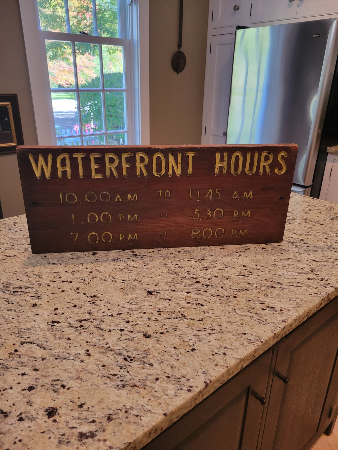 Vintage Sign, Summer Camp Waterfront Hours Etsy
