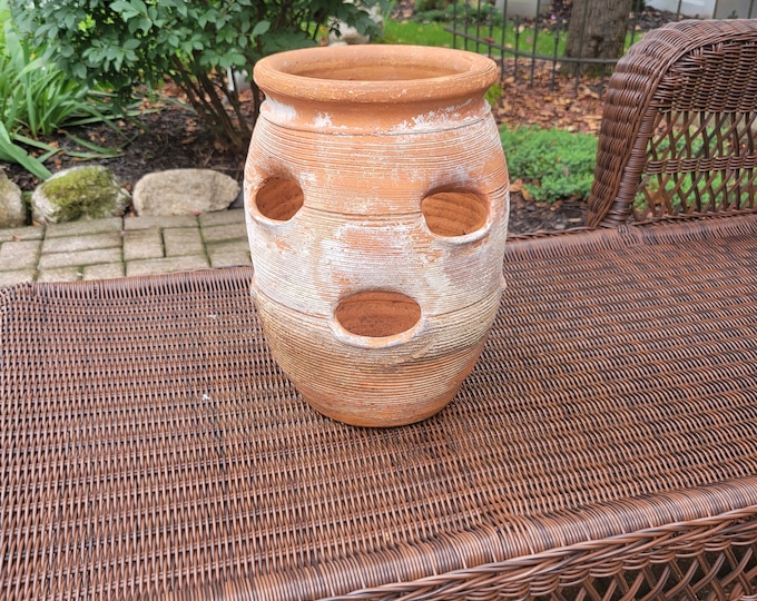 Vintage Terracotta Strawberry Planter Etsy