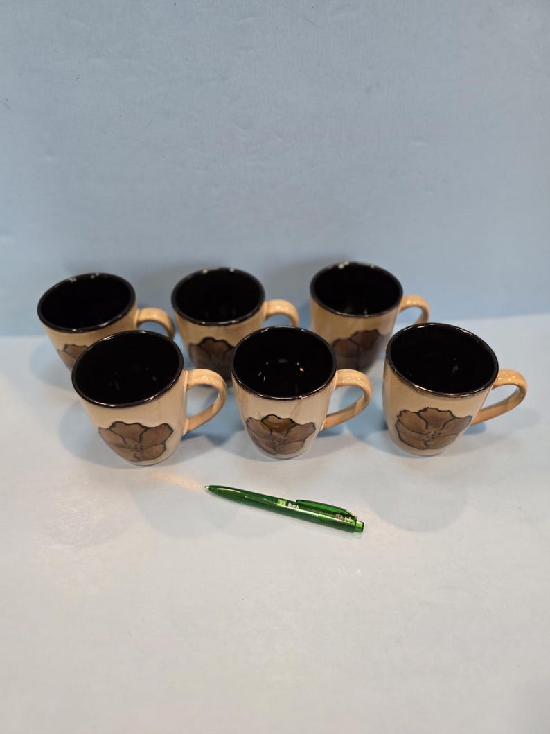 Pfaltzgraff Painted Poppies Coffee Mugs - Thumbnail 2