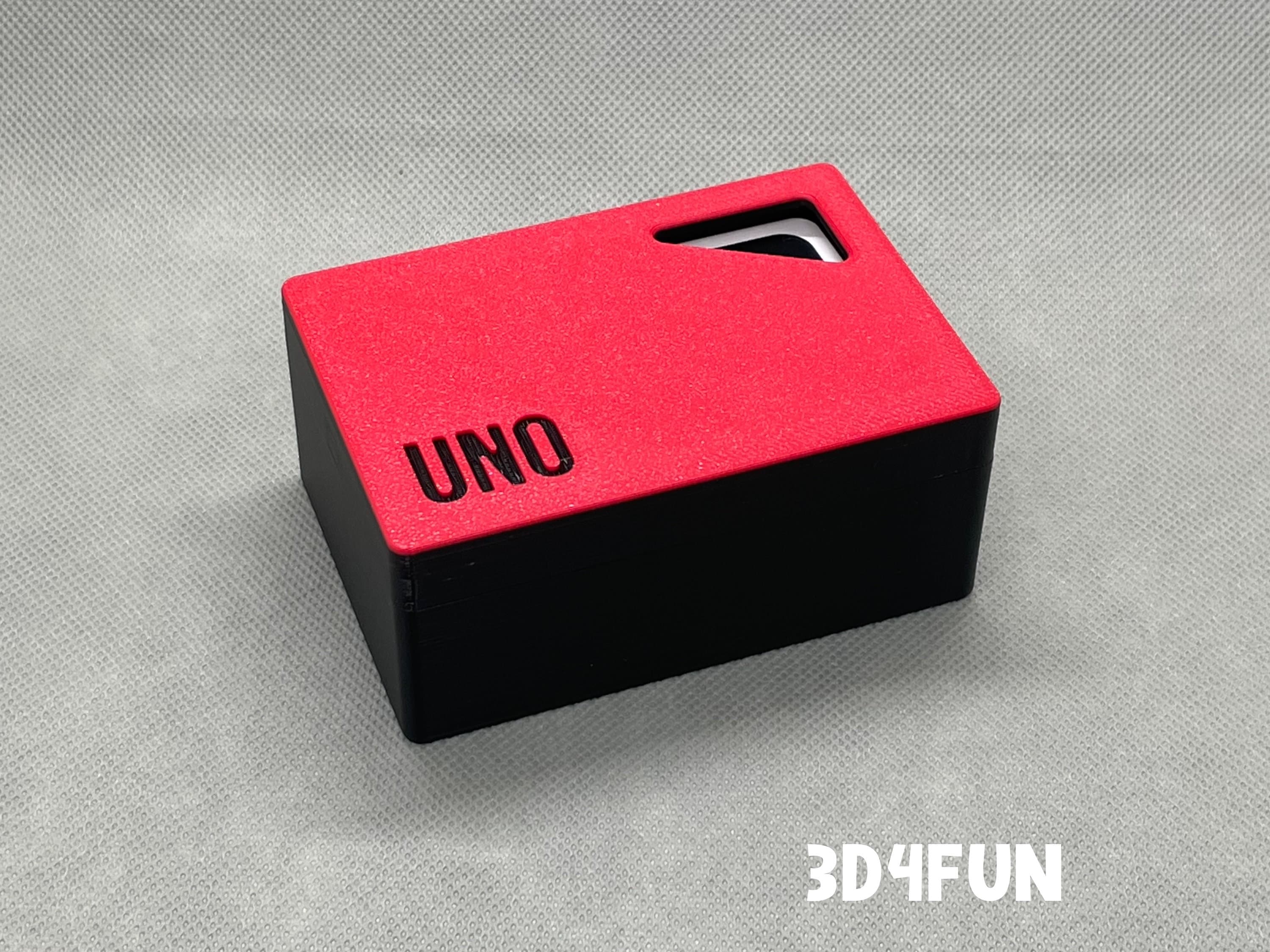 UNO NO MERCY Card Game Box Personalized Laser Wood Cut 