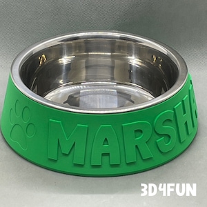 Pet Bowl - Dog Bowl - Large Size - 1.4L (Personalised)