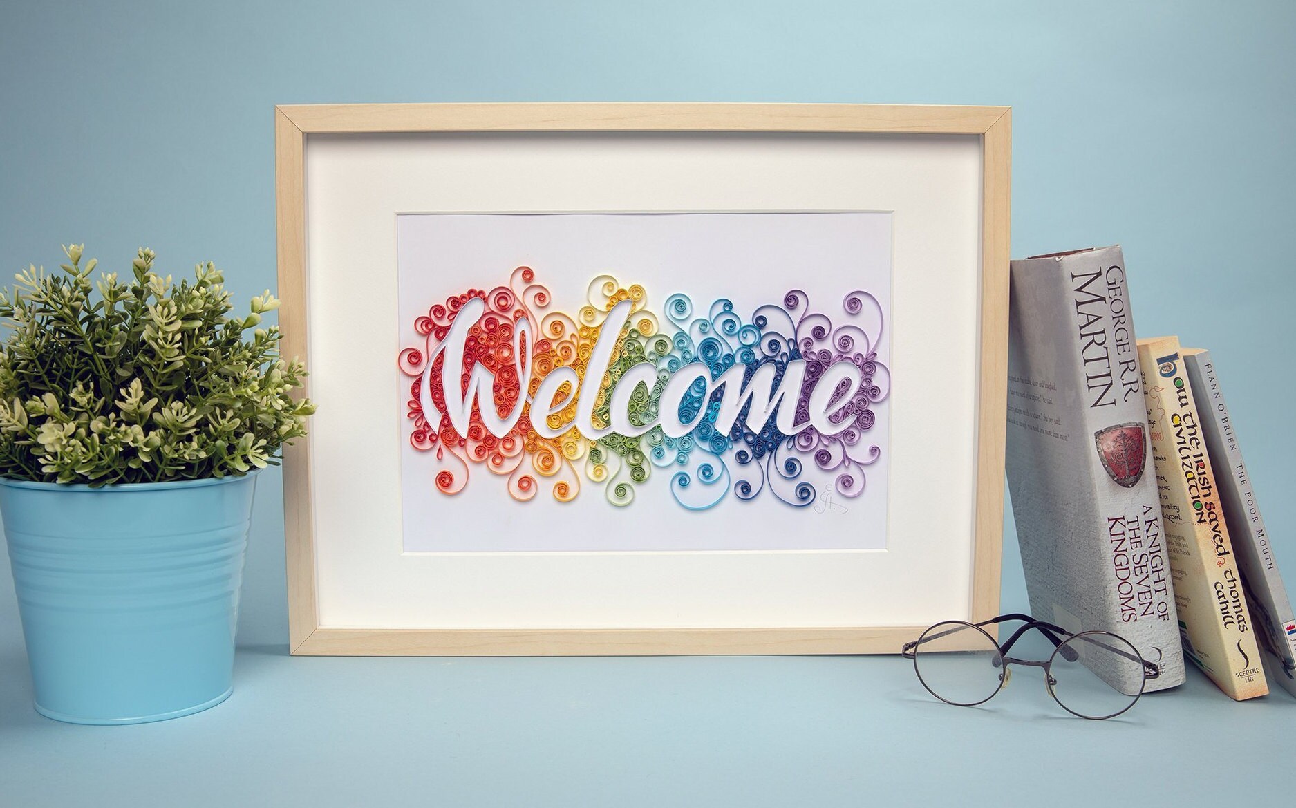 Signe de Bienvenue, Décor Mur et Maison