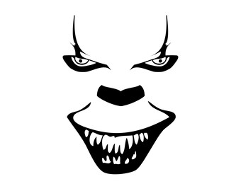 Download Scary Clown Svg Etsy