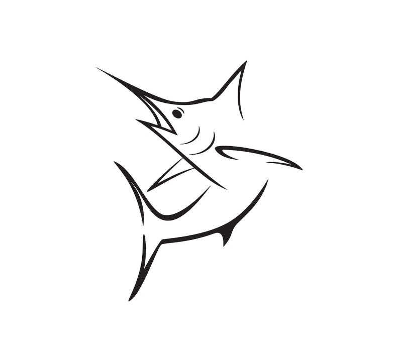 Download Swordfish Marlin Instant Download SVG PNG EPS dxf jpg | Etsy