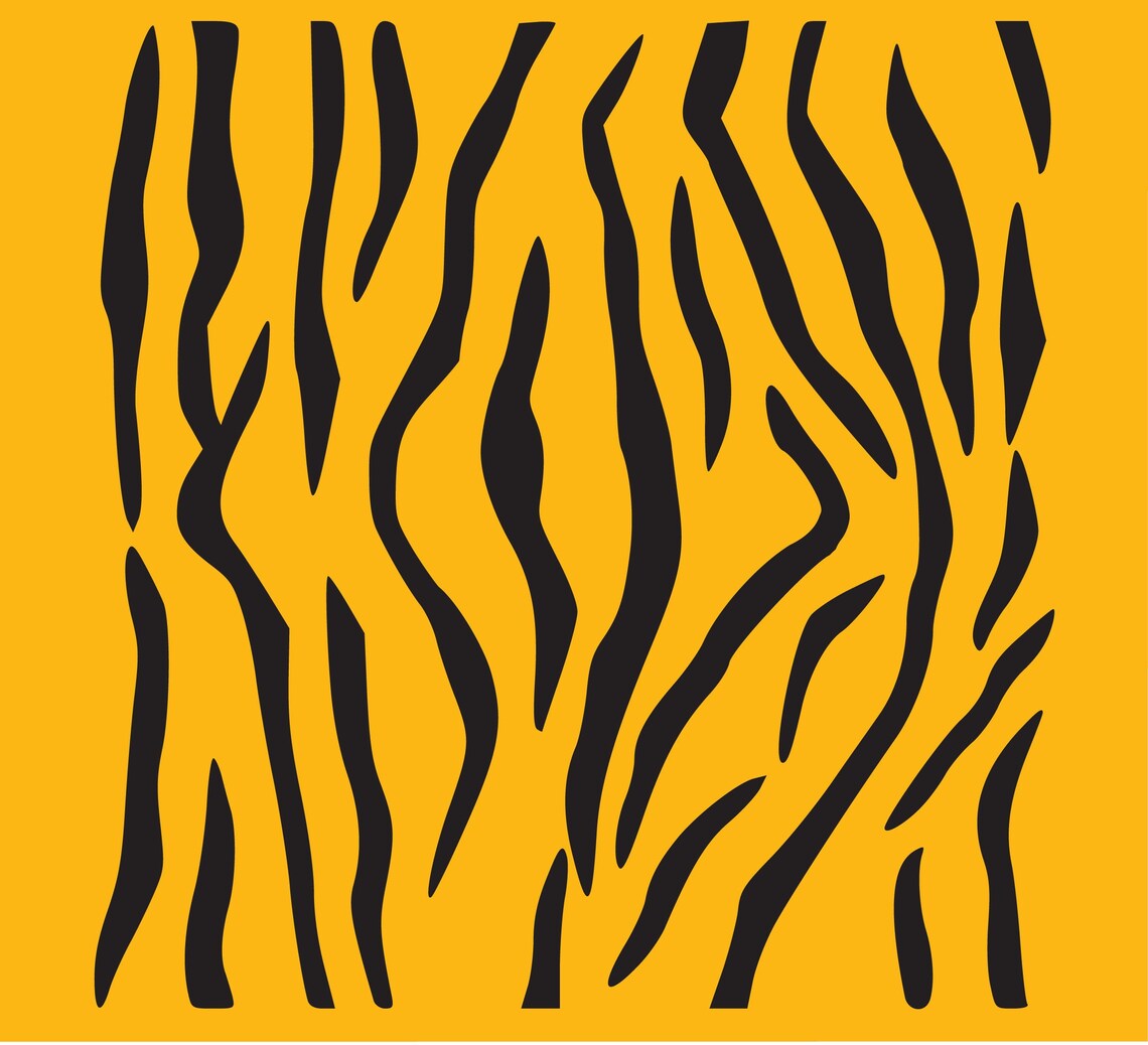 Tiger Stripes Print Instant Download SVG PNG EPS dxf jpg | Etsy