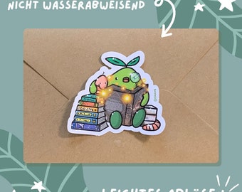 Lesechumpel Sticker | Honesty Gameshow Franzi Kopka Bücherwurm