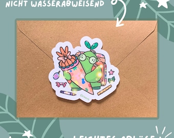 "Chumppel Einchulung" sticker | Paper sticker, matte, white