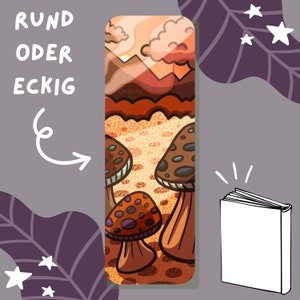 Bookmark Mushrooms - 300g paper, glossy