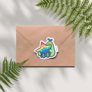 Shine Pride liefdadigheidssticker "Rainbow Star en Chumpel" | CSD Pride regenboogsticker kleurrijk