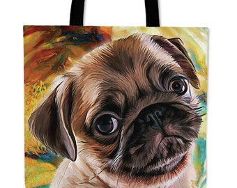 carlin leur portrait 7 Sac cabas de shopping-motif