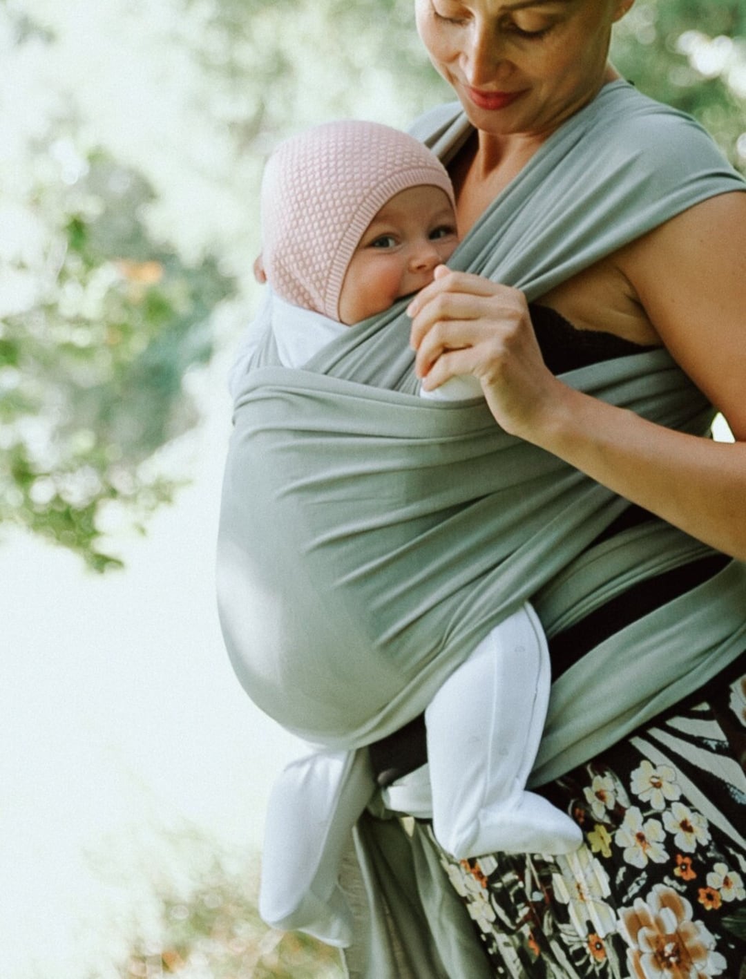 Baby Sling Carrier From Birth Baby Sling Newborn Toddler Etsy