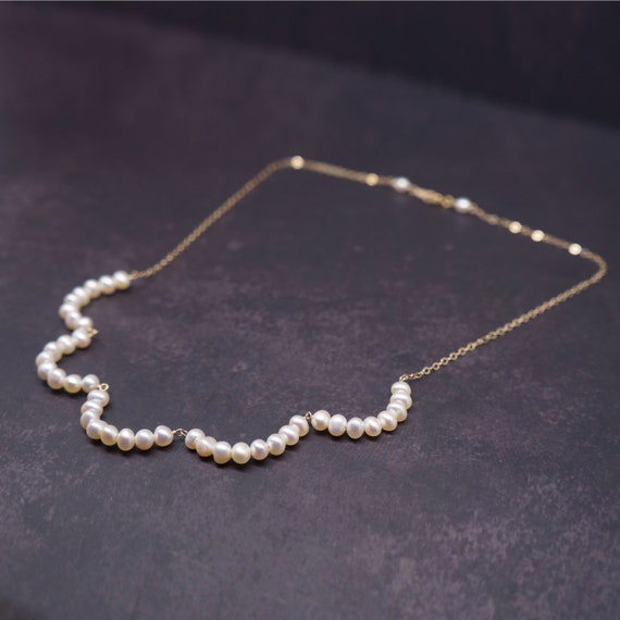Unique Gold filled Necklace for Wedding