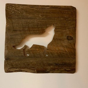 Howling Wolf Wall Hanging