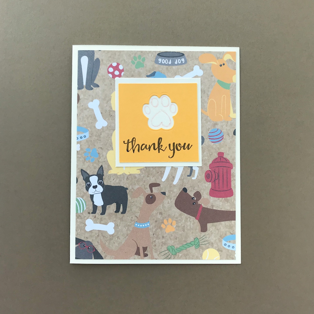 Vet Thank You Card, Thank You Card for Vet, Dog Thank You Card, Thank