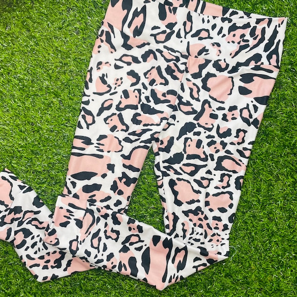 Pink Cheetah Leggings, Infant Leggings, Toddler Leggings, Girl Leggings, Girl Leggings, Animal Print