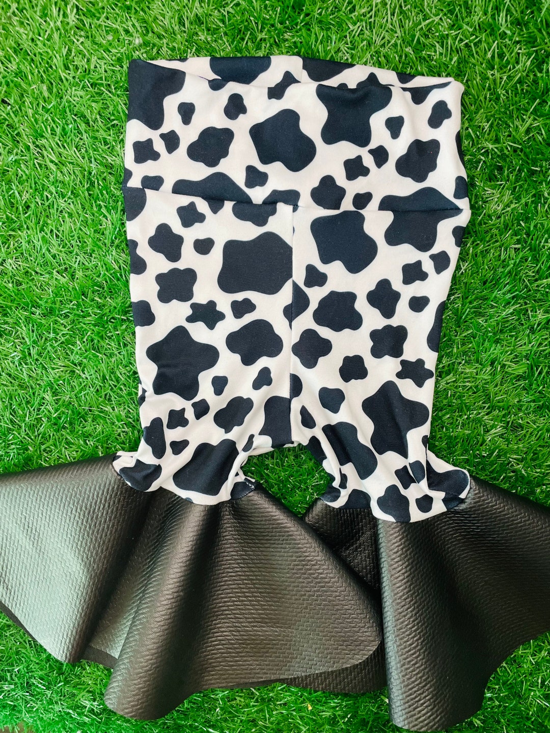 Cow Print Bell Bottoms Etsy