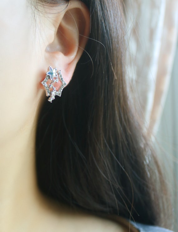 Resin clip on earrings hot sale