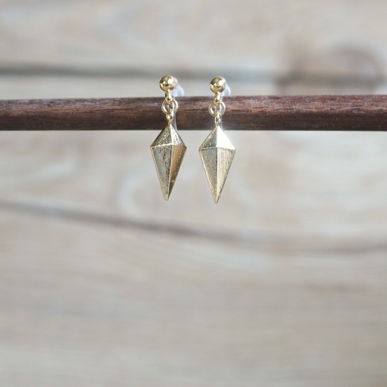 Kite resin clip on earrings invisible clip on earrings non pierced earrings clip on earring clip on drop earrings clip on gold earrings