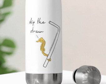 Skip The Straw Seahorse Reusable Bottle