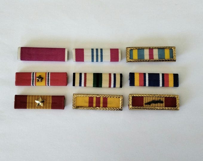 Vietnam War Military Service Ribbons - Senior Veteran Awards - Etsy