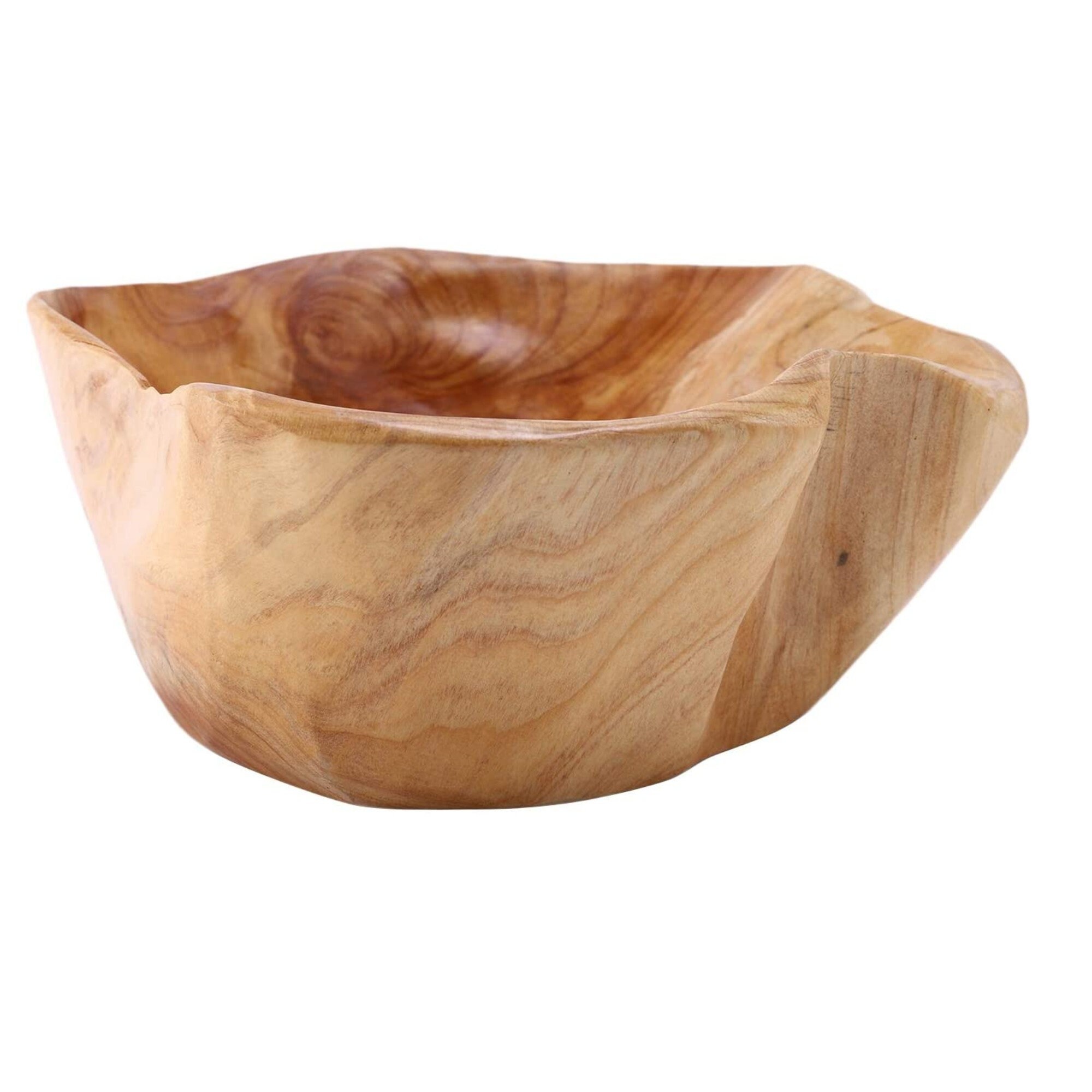 Handmade solid wood fruit bowlfruit plate irregular shape Etsy