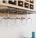 Wine Glass Rack|Under Cabinet Stemware Wine Glass Holder|Glasses Storage Hanger|Home Decor|Best gift for Housewarming|US Free Fast Shipping 