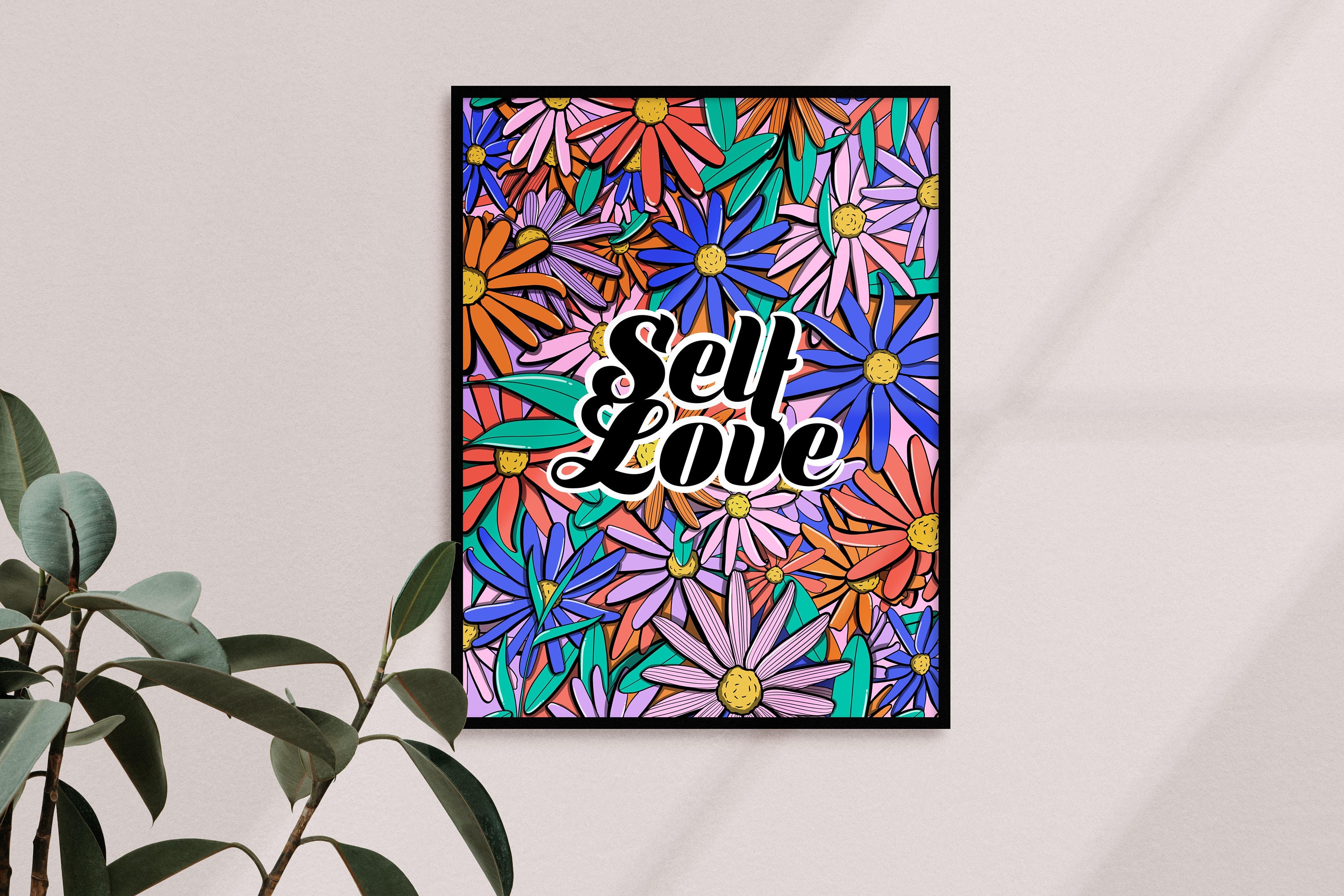 Affiche Basket de Sport, Flower At My Feet /Digital Print Ball/ Idée Cadeau/ Basket Sport Fleur