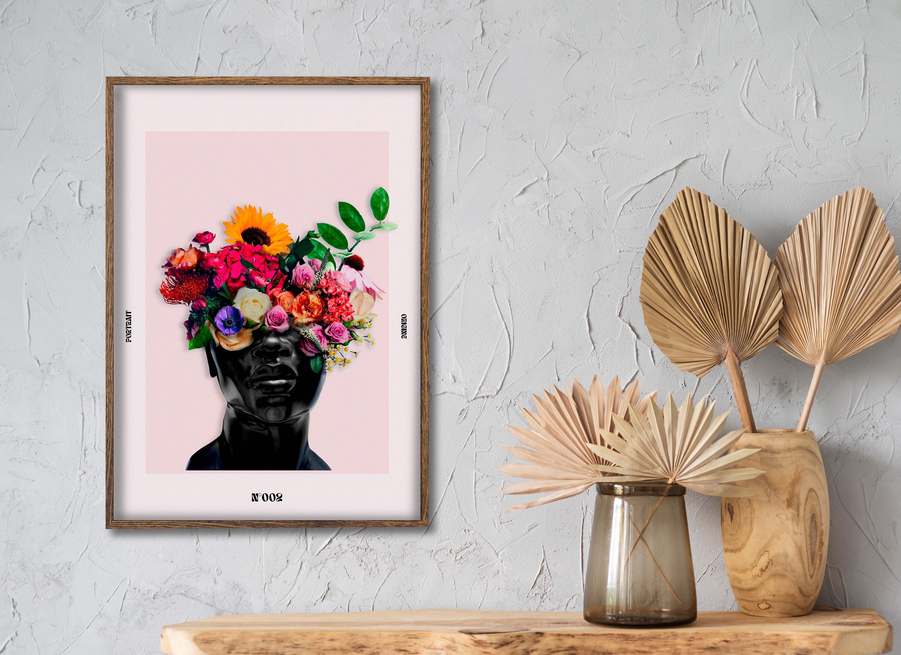 Poster Statue Africaine, Affiche Africaine, Décoration Statuette