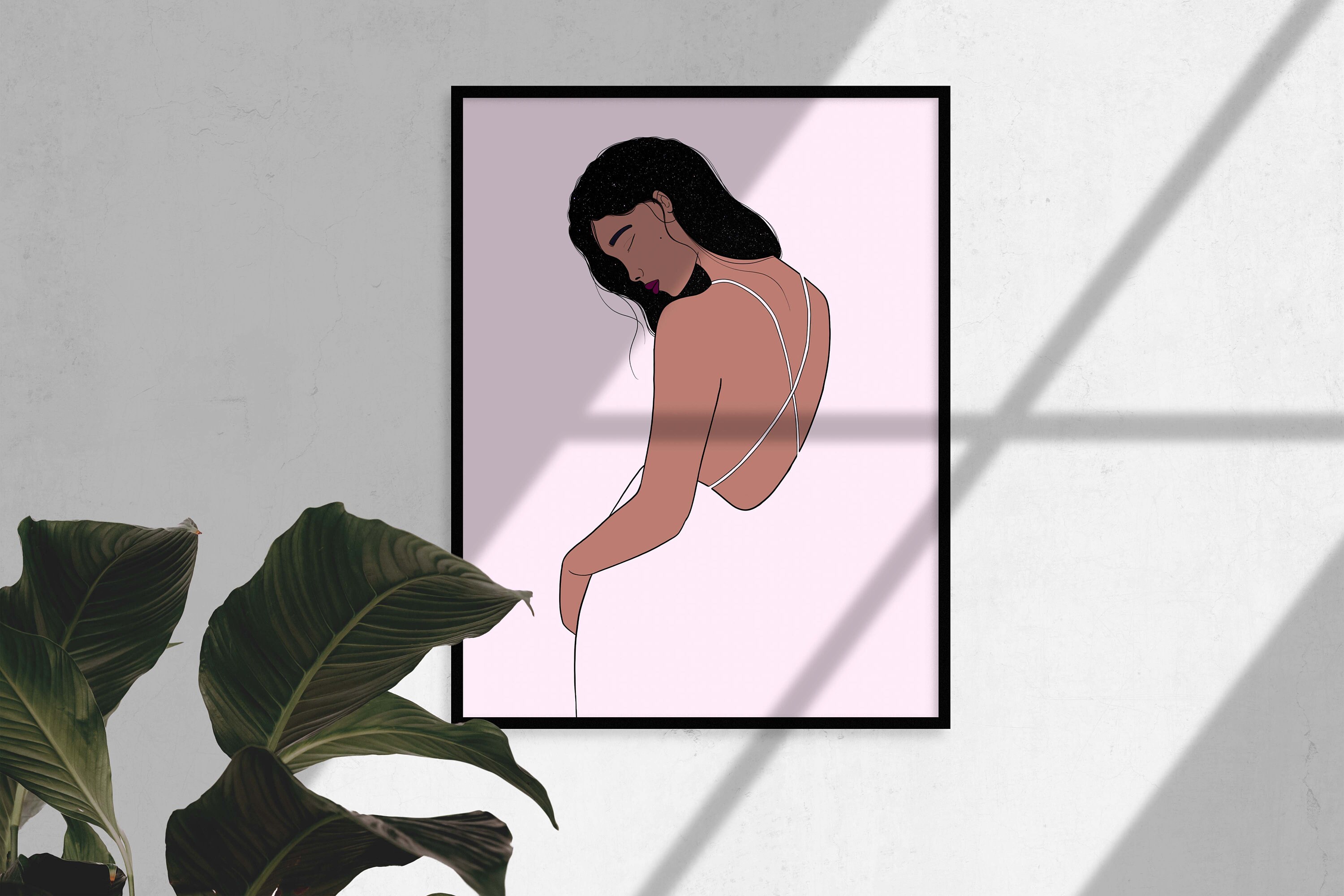 Affiche Body Shape /Poster Femme/Idée Cadeau/ Affiche Femme