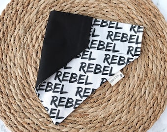 Rebel Dog Bandana - over the collar