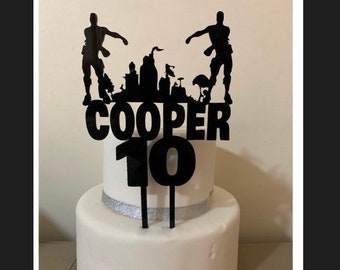 Fortnite wedding cake topper